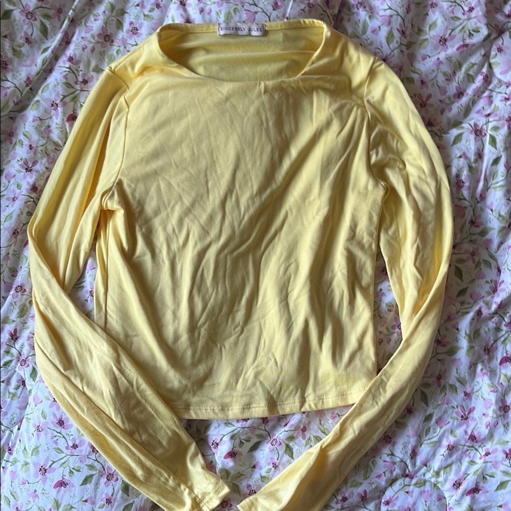 Yellow long sleeve